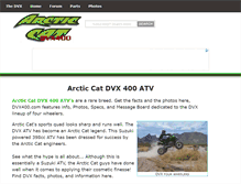 Tablet Screenshot of dvx400.com
